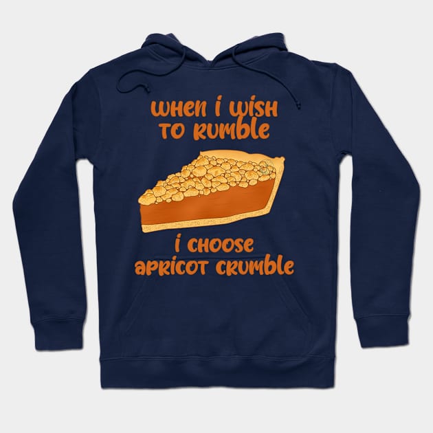 Desserts - Apricot crumble rumble Hoodie by JuditangeloZK